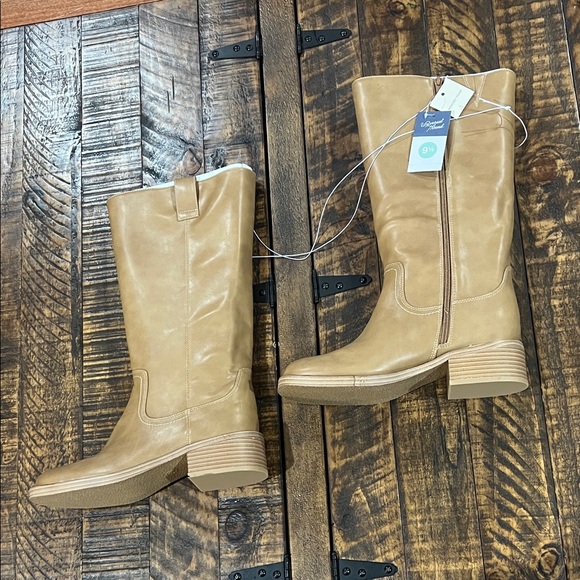 Target Shoes - Tan Mid-Calf Boots